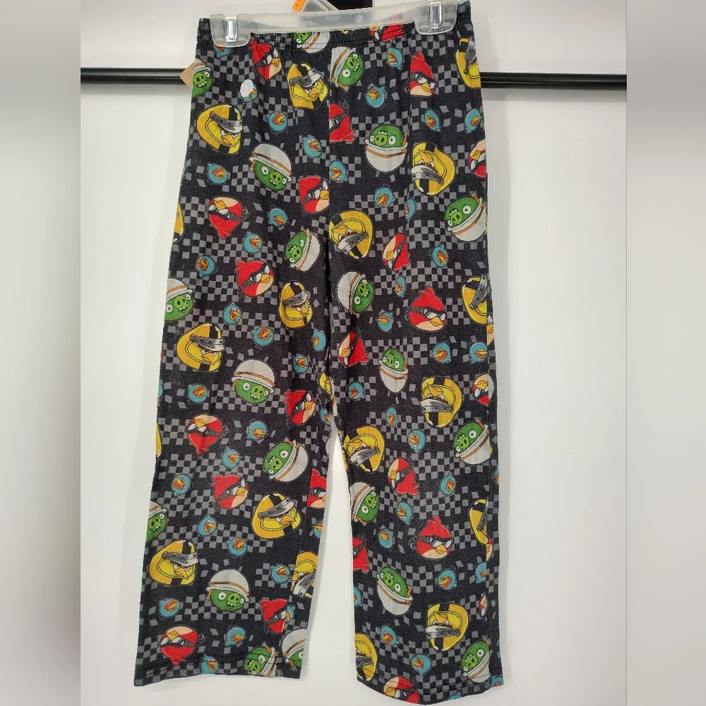 Angry Birds Pajama Bottoms Kids Size Medium 8